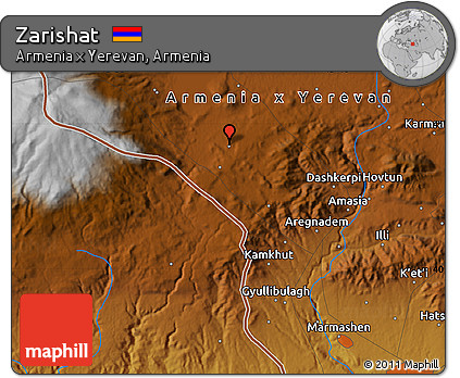 Physical Map of Zarishat