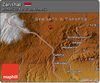 Physical Map of Zarishat