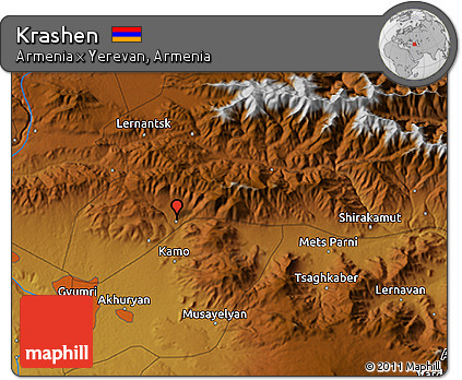 Physical 3D Map of Krashen