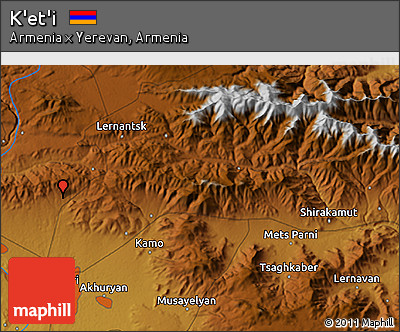 Physical 3D Map of K'et'i