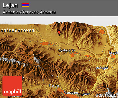 Physical 3D Map of Lejan