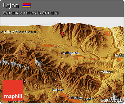 Physical 3D Map of Lejan