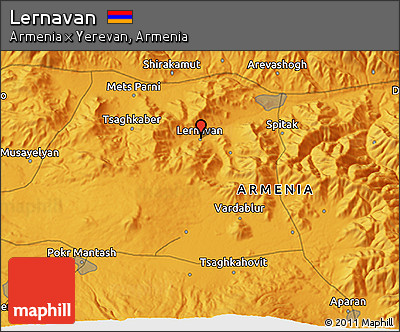 Political 3D Map of Lernavan