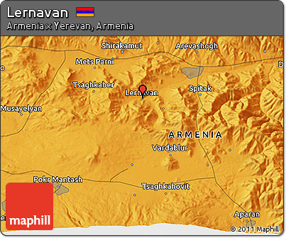 Political 3D Map of Lernavan