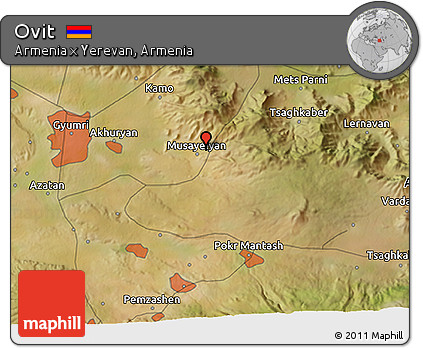 Satellite 3D Map of Ovit