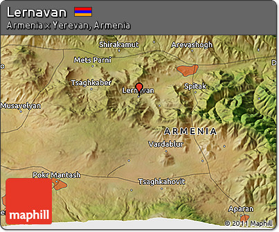 Satellite 3D Map of Lernavan