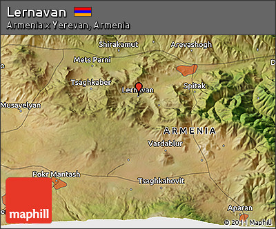 Satellite 3D Map of Lernavan