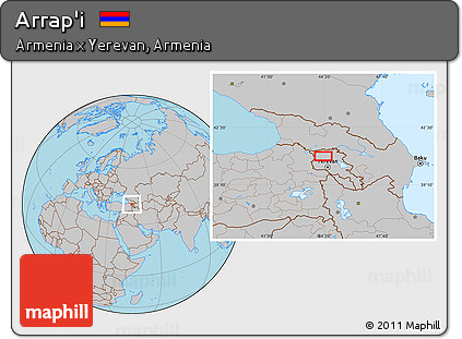 Gray Location Map of Arrap'i