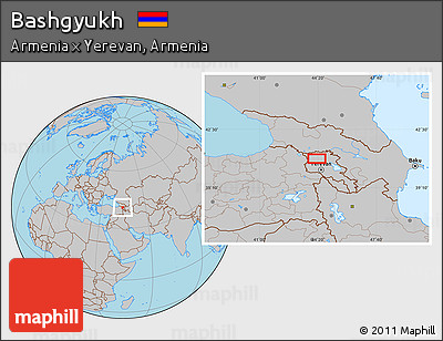 Gray Location Map of Bashgyukh