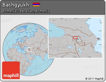 Gray Location Map of Bashgyukh