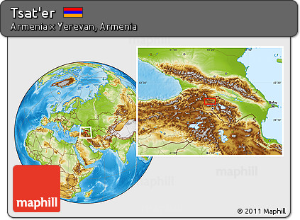 Physical Location Map of Tsat'er