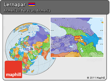 Political Location Map of Lernapar