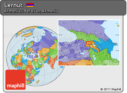 Political Location Map of Lernut