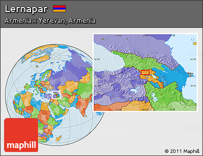 Political Location Map of Lernapar