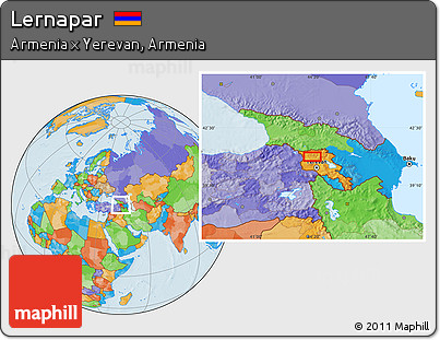Political Location Map of Lernapar