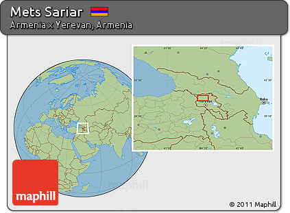 Savanna Style Location Map of Mets Sariar