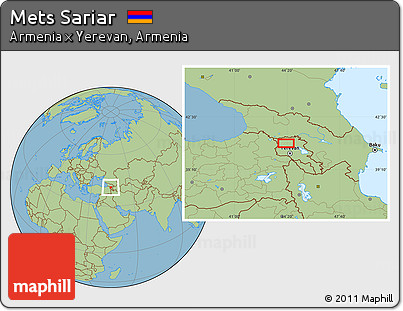 Savanna Style Location Map of Mets Sariar