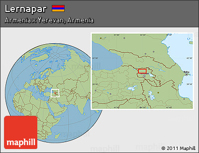 Savanna Style Location Map of Lernapar