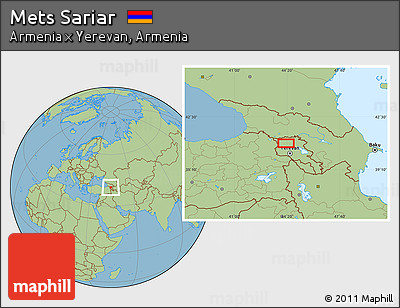 Savanna Style Location Map of Mets Sariar