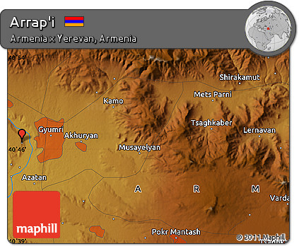 Physical Map of Arrap'i