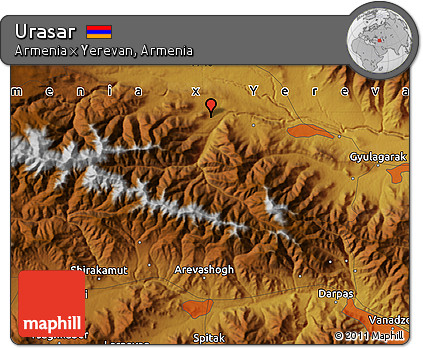 Physical Map of Urasar
