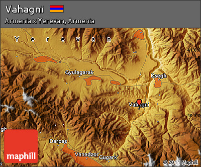 Physical Map of Vahagni