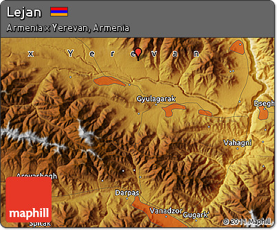 Physical Map of Lejan