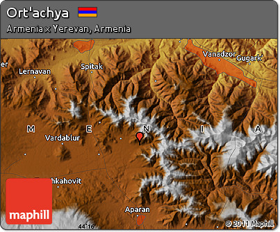 Physical Map of Ort'achya