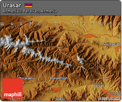 Physical Map of Urasar