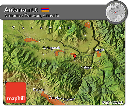 Satellite Map of Antarramut
