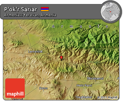 Satellite Map of P'ok'r Sariar