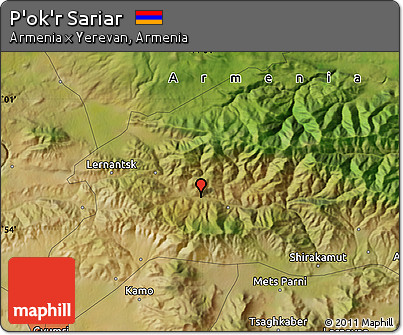 Satellite Map of P'ok'r Sariar
