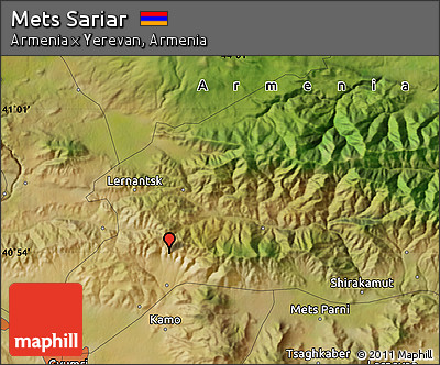 Satellite Map of Mets Sariar