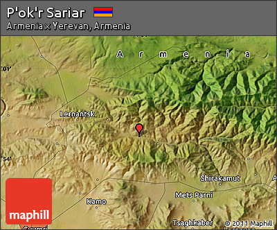 Satellite Map of P'ok'r Sariar