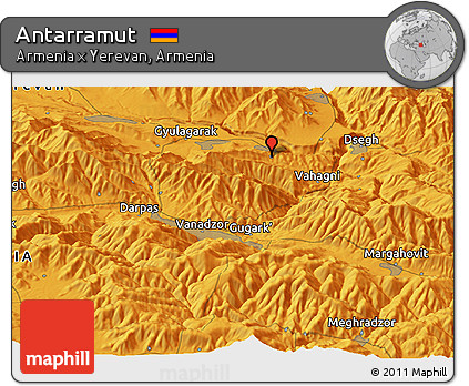 Political Panoramic Map of Antarramut