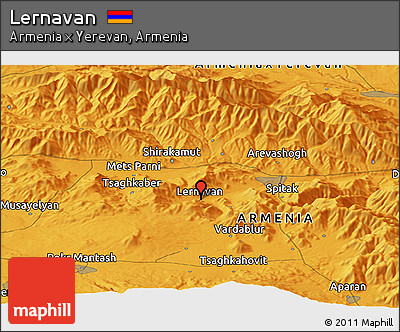 Political Panoramic Map of Lernavan