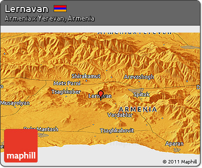 Political Panoramic Map of Lernavan