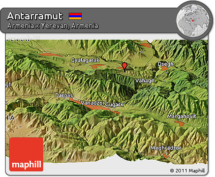 Satellite Panoramic Map of Antarramut