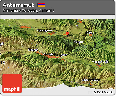 Satellite Panoramic Map of Antarramut
