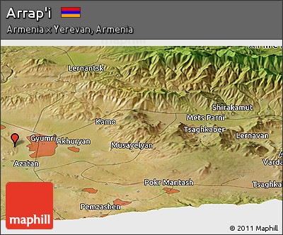 Satellite Panoramic Map of Arrap'i