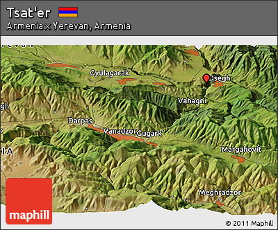 Satellite Panoramic Map of Tsat'er