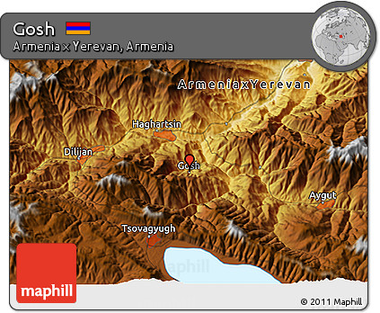 Physical 3D Map of Gosh