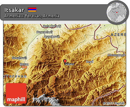 Physical 3D Map of Itsakar