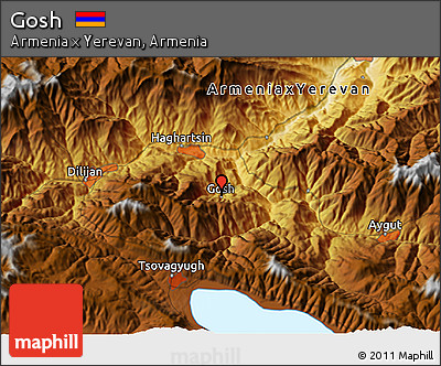 Physical 3D Map of Gosh