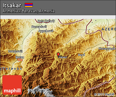 Physical 3D Map of Itsakar