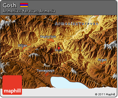 Physical 3D Map of Gosh