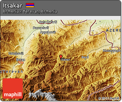 Physical 3D Map of Itsakar