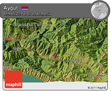 Satellite 3D Map of Aygut