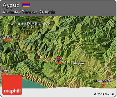 Satellite 3D Map of Aygut