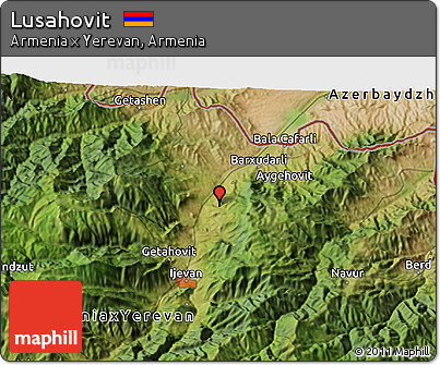 Satellite 3D Map of Lusahovit